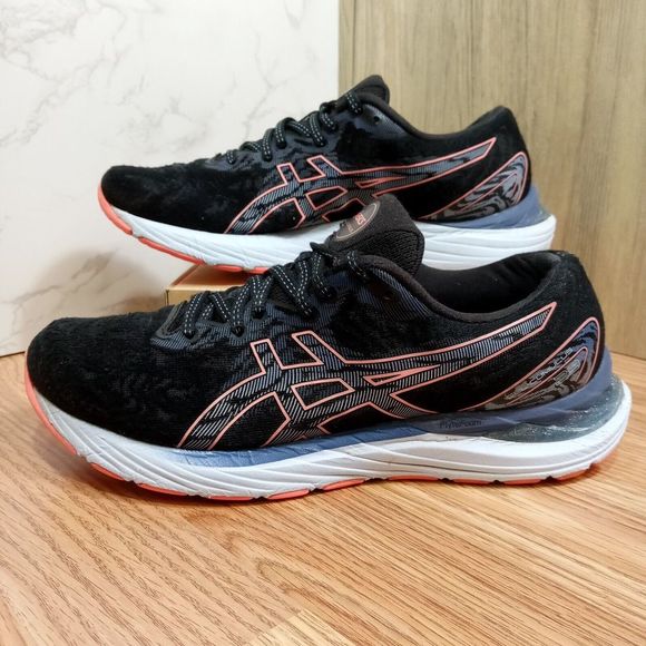 ASICS Womens Sz 8 EU 39.5 Gel-Cumulus 23 Black 1012A888 - Picture 7 of 16